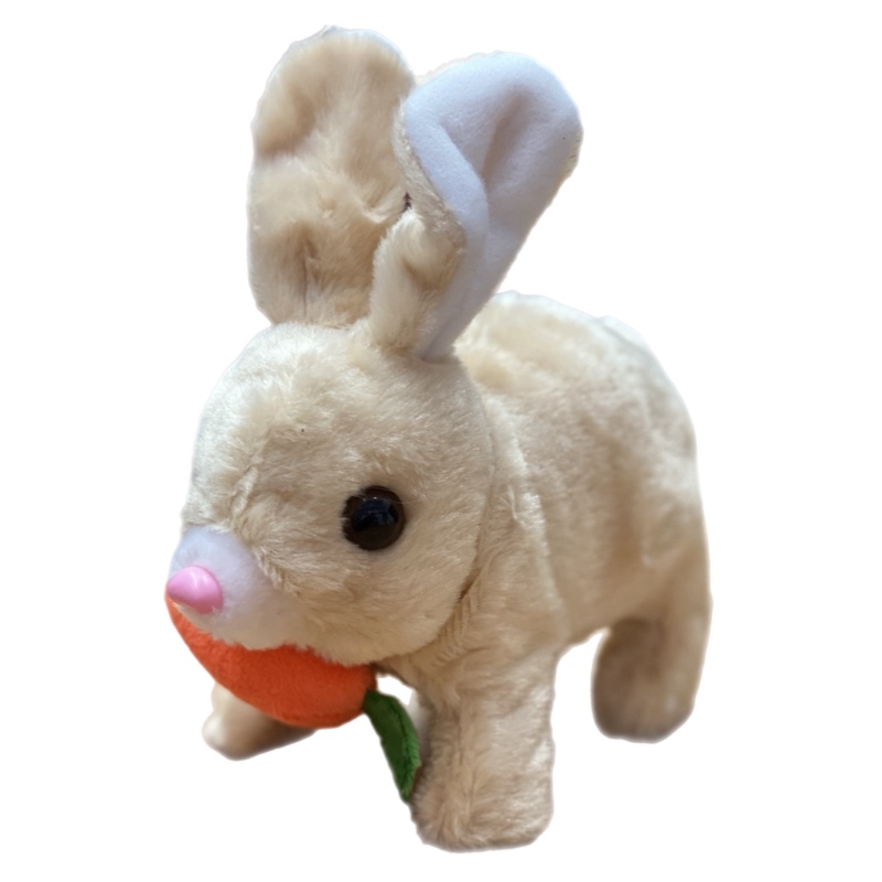 Conejo con Zanahoria Realista Con Sonido Y Movimiento De Juguete