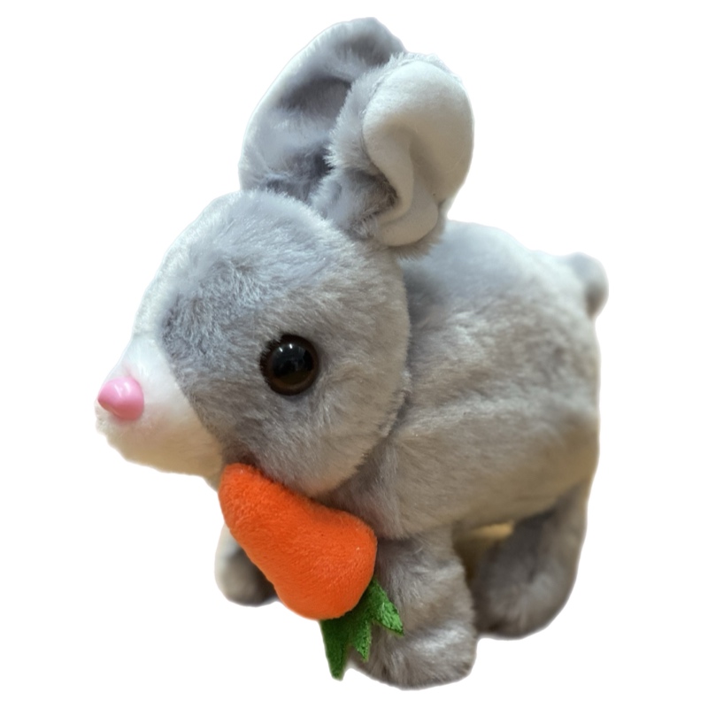 Conejo con Zanahoria Realista Con Sonido Y Movimiento De Juguete