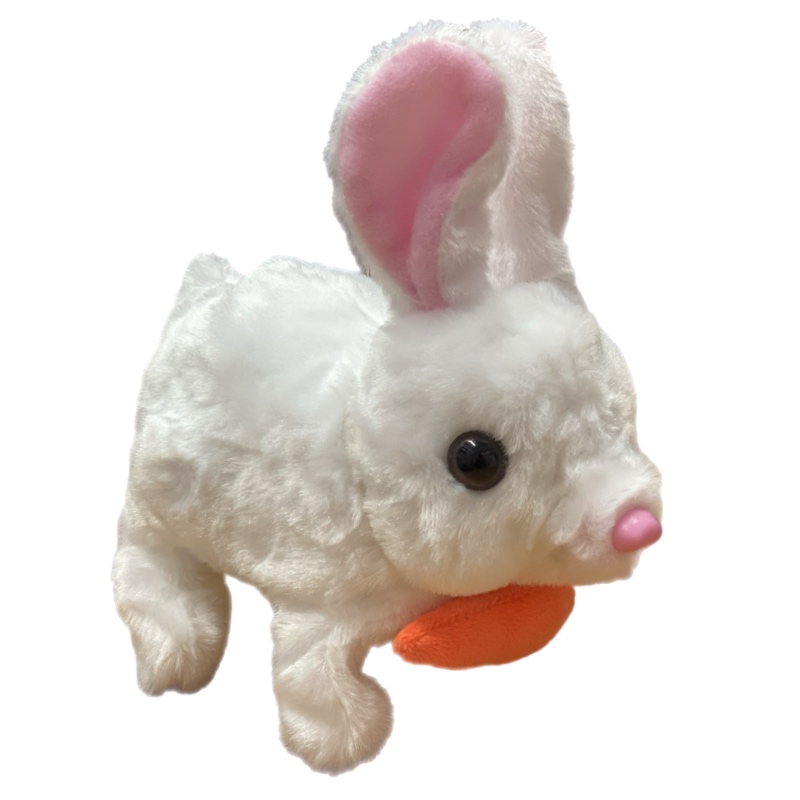 Conejo con Zanahoria Realista Con Sonido Y Movimiento De Juguete