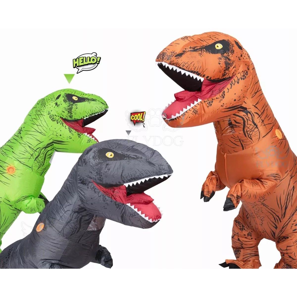 Disfraz Inflable De Dinosaurio T-rex Para Adultos Adult Cafe
