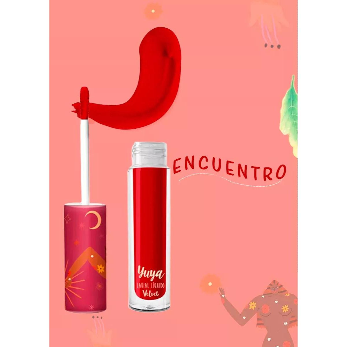 Labial Yuya Velvet 3 gr Color Encuentro