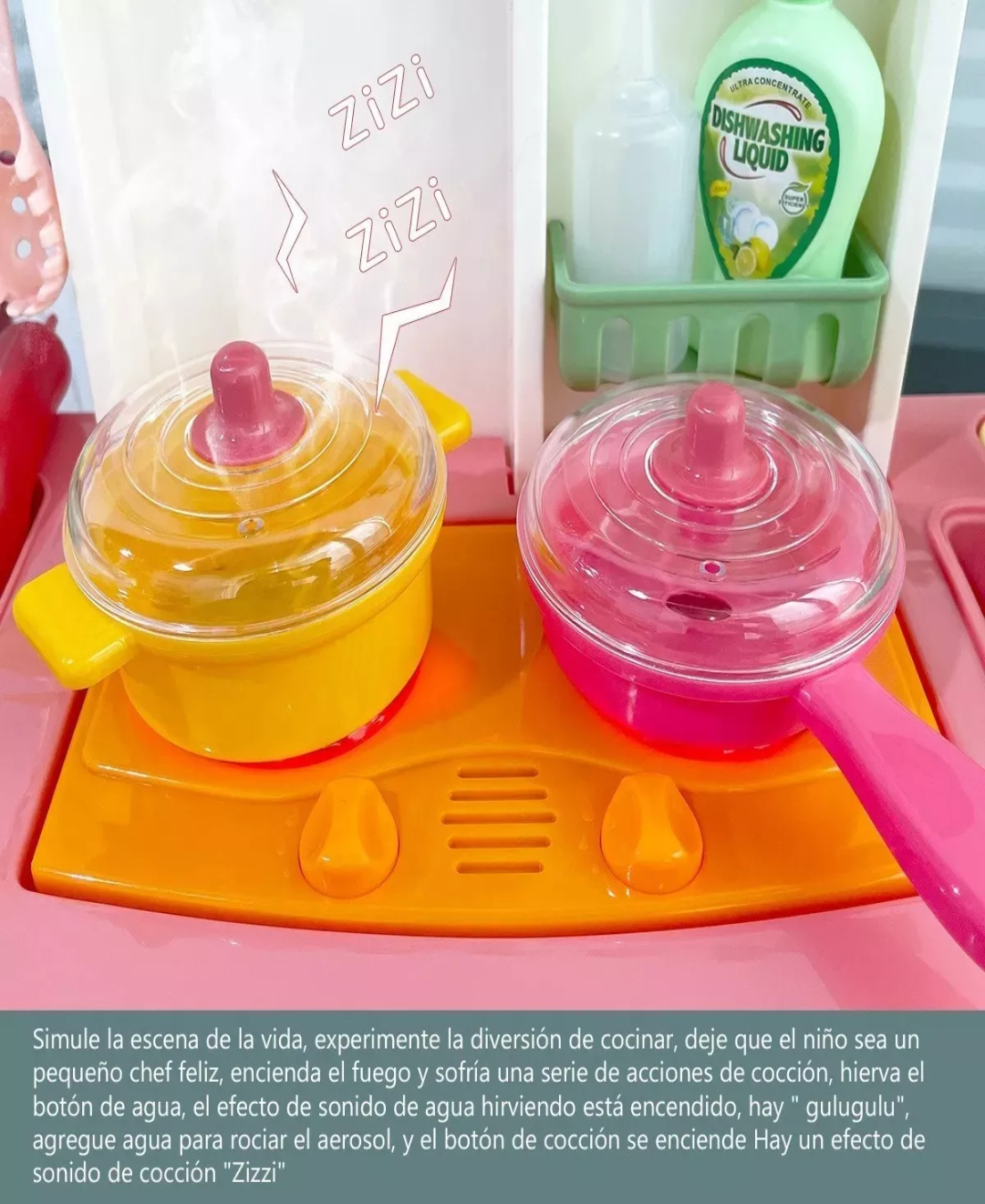 Cocina Juguete Termosellado Cocinita Infantil 33 Piezas