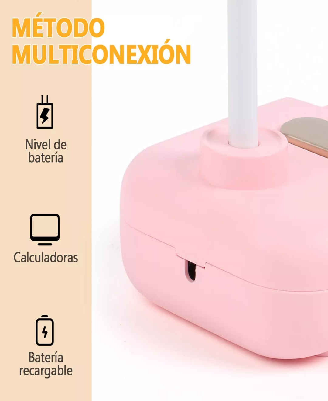 Lámpara Led Escritorio Ajustable Recargable Usb,para Lectura