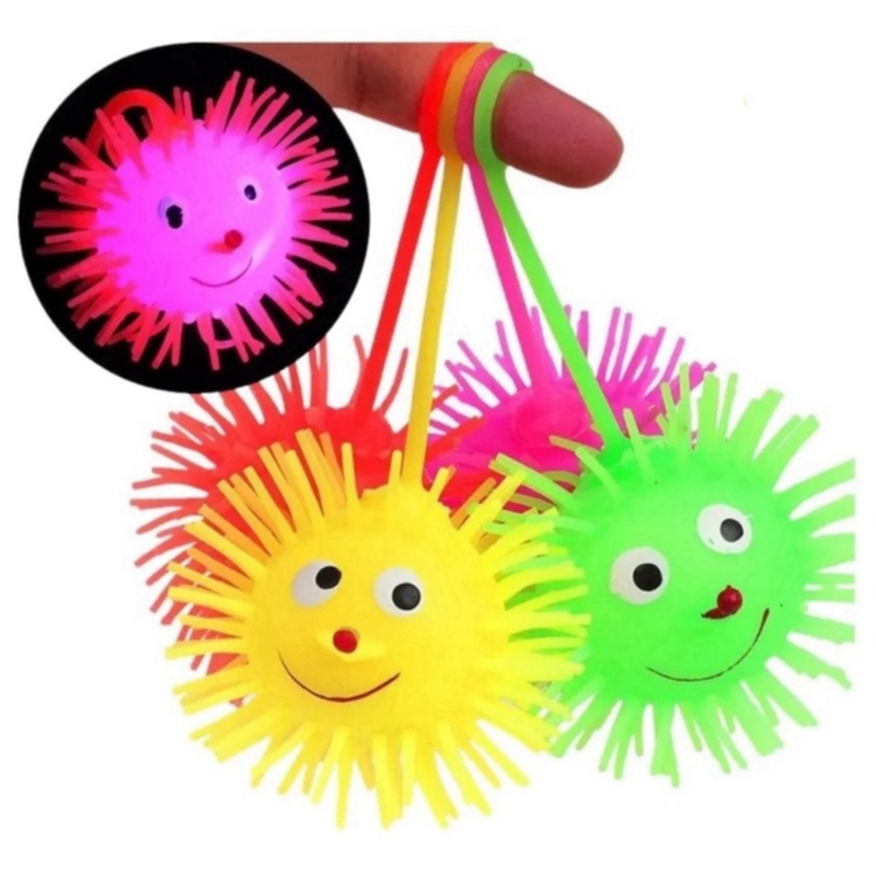 24 Pelota Luz Juguete Premio Luminoso Medusa Regalo Erizo