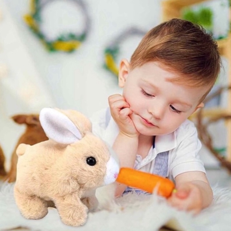Conejo Realista Con Sonido Y Movimiento De Juguete