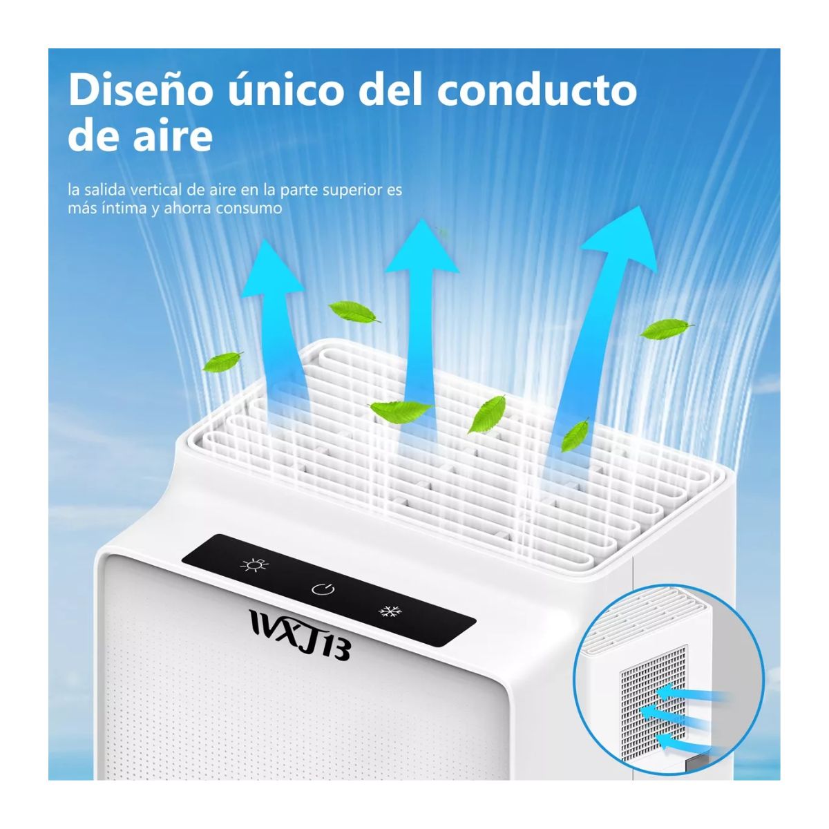 Deshumidificador Eléctrico Portátil 1000 ml Blanco 110 v