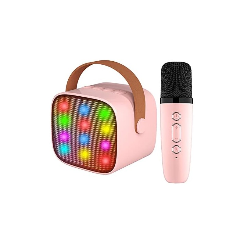 Kit Bocina Karaoke Portable LED