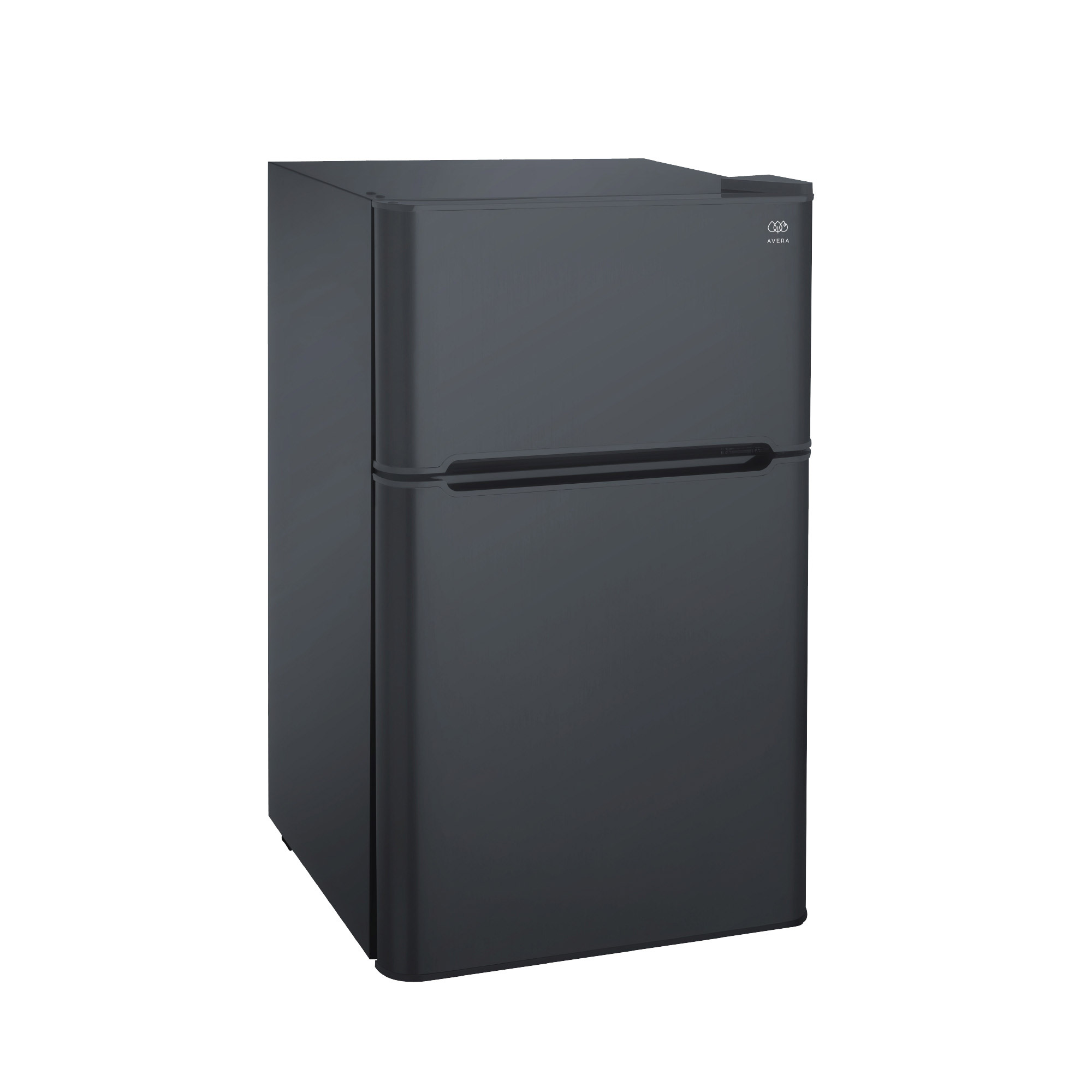 Frigobar Negro 3.2 Pies 90 L Dos Puertas Con Congelador  Avera FB02D