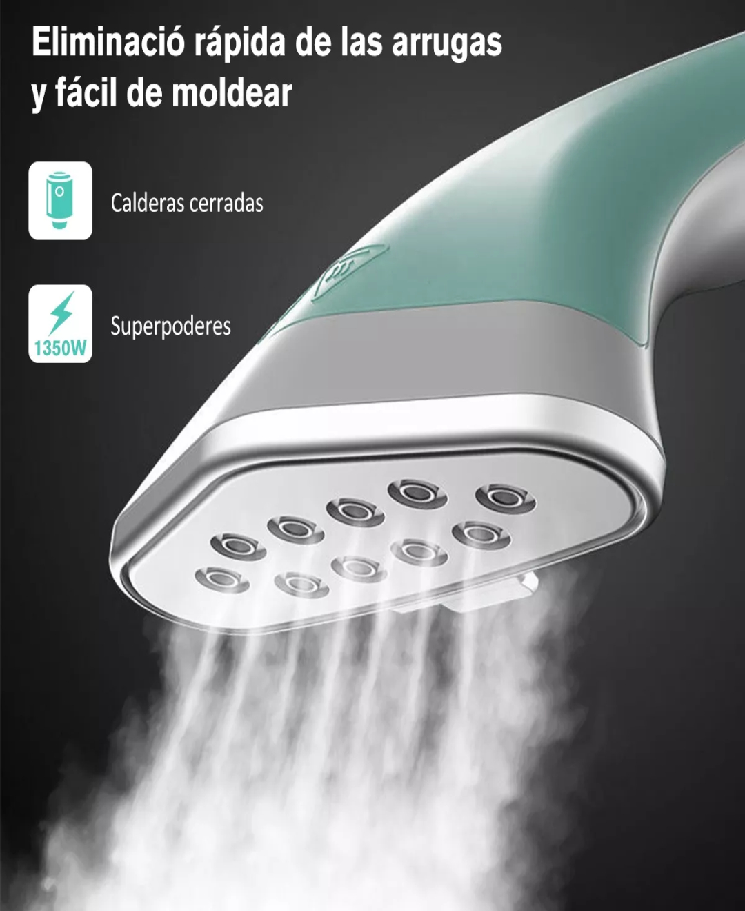 Plancha De Vapor De Mano Con Tabla De Planchar Verde 110v