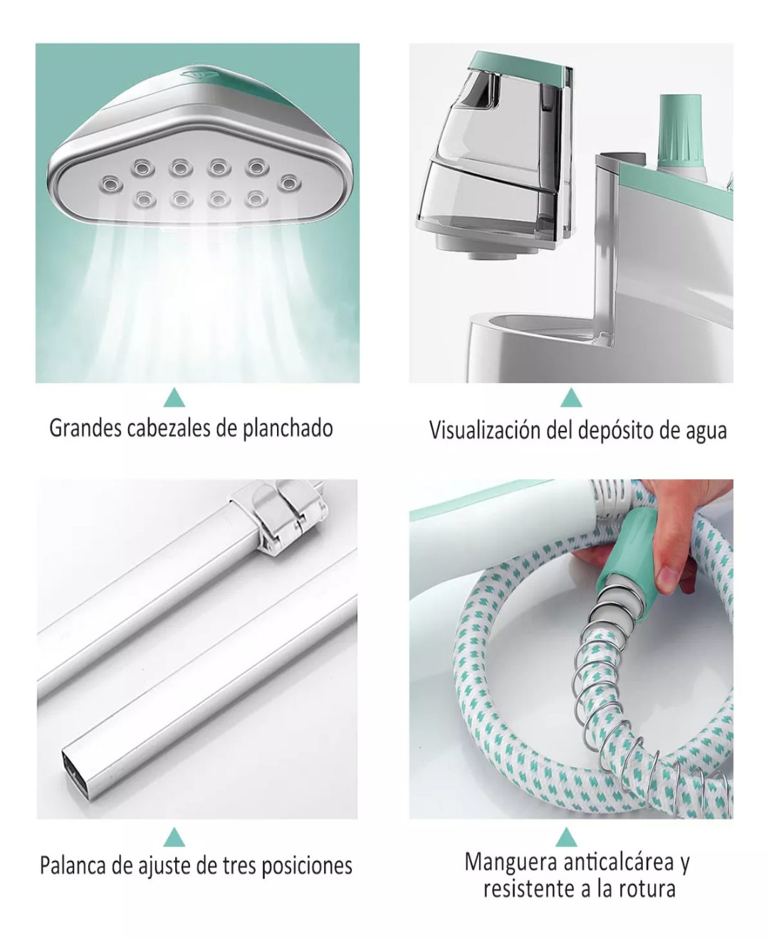 Plancha De Vapor De Mano Con Tabla De Planchar Verde 110v