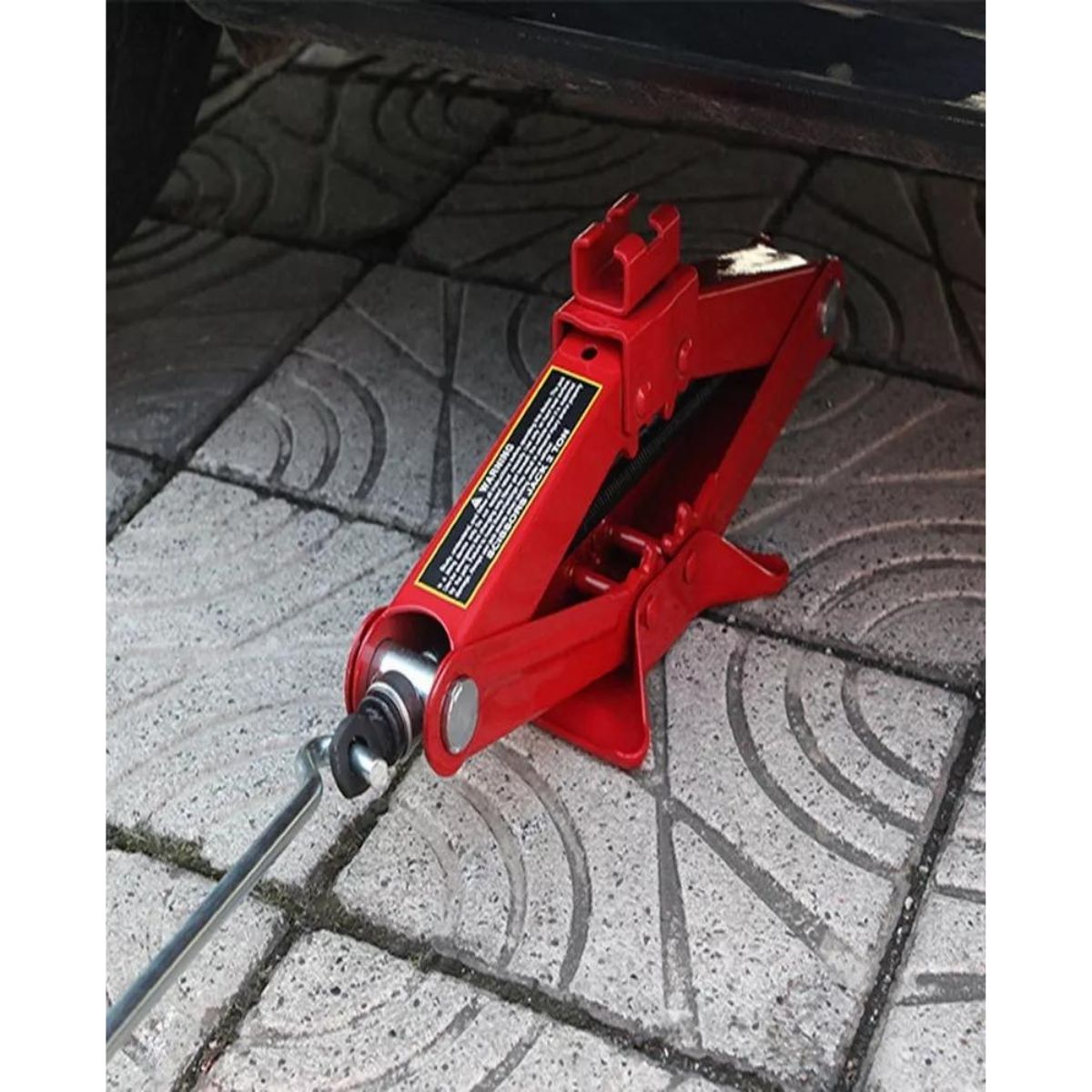 Gato Mecánico Tijera 2 Ton(2000kg) Gatos Para Coches rojo 