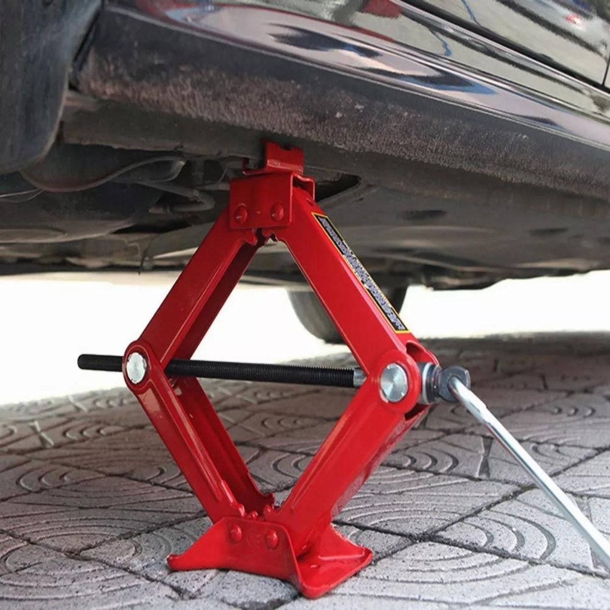 Gato Mecánico Tijera 2 Ton(2000kg) Gatos Para Coches rojo 