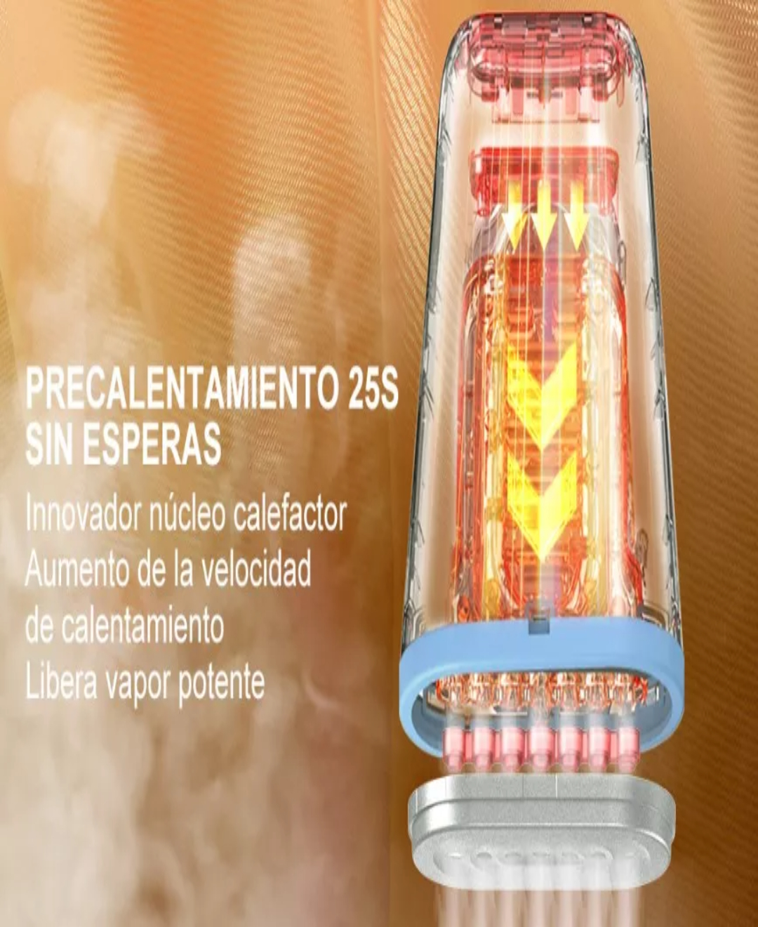 Plancha De Vapor Plegable Portátil Alta Potencia