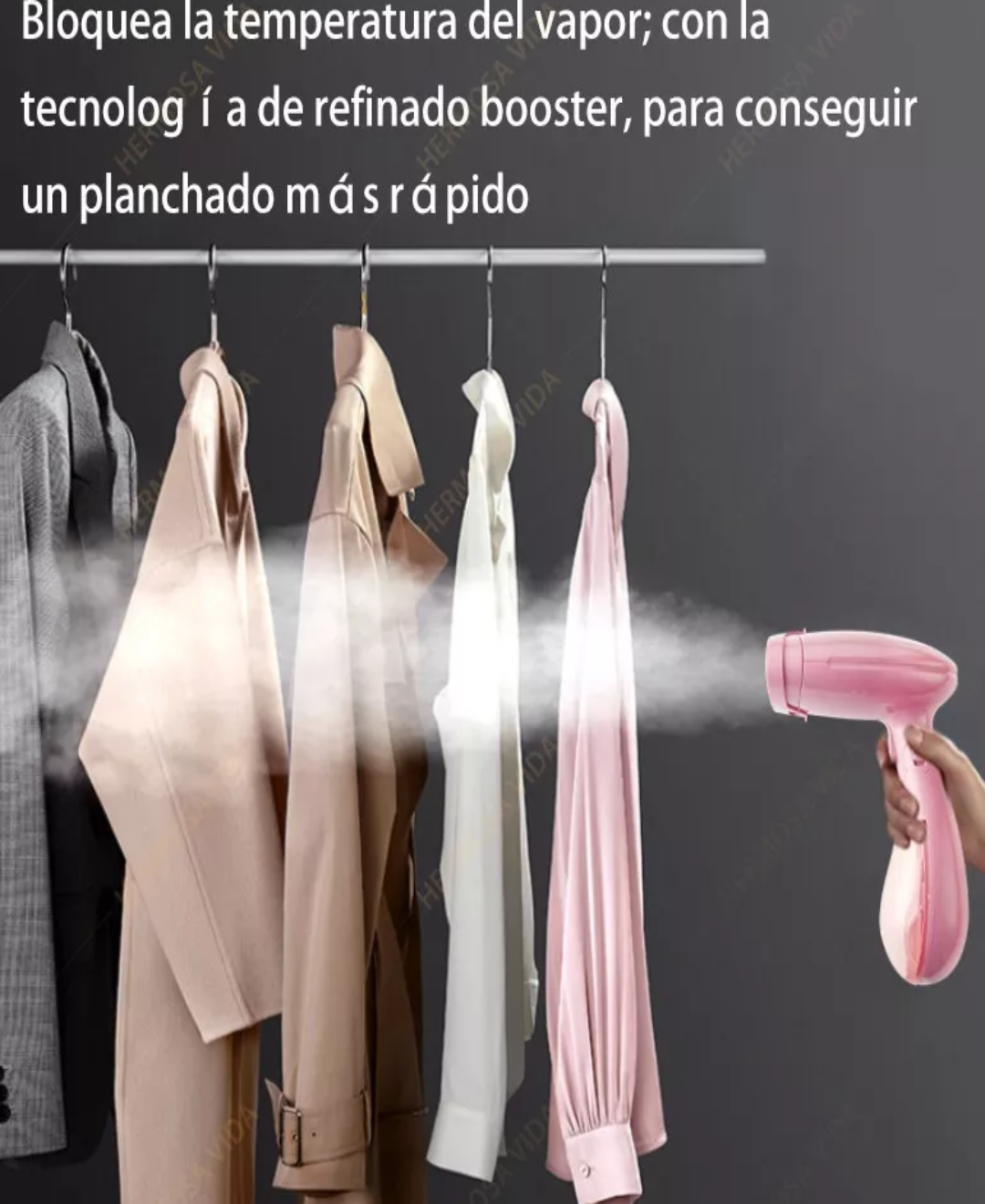 Plancha De Vapor Plegable Portátil Alta Potencia