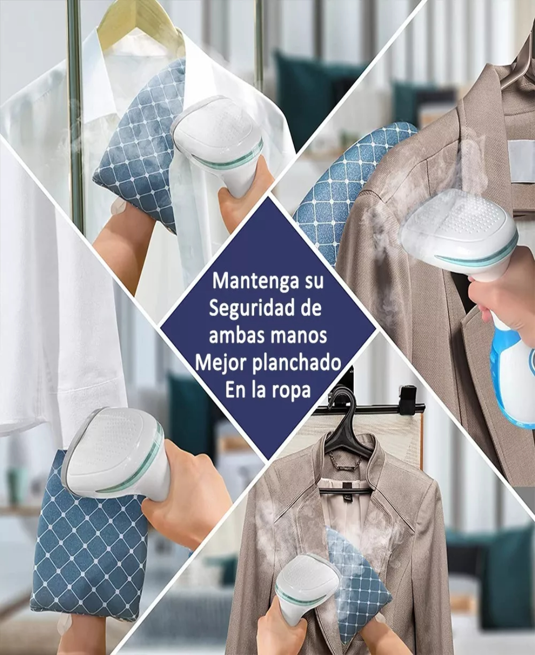 Plancha De Vapor Vertical Portátil, Vaporizador Ropa 1100w.