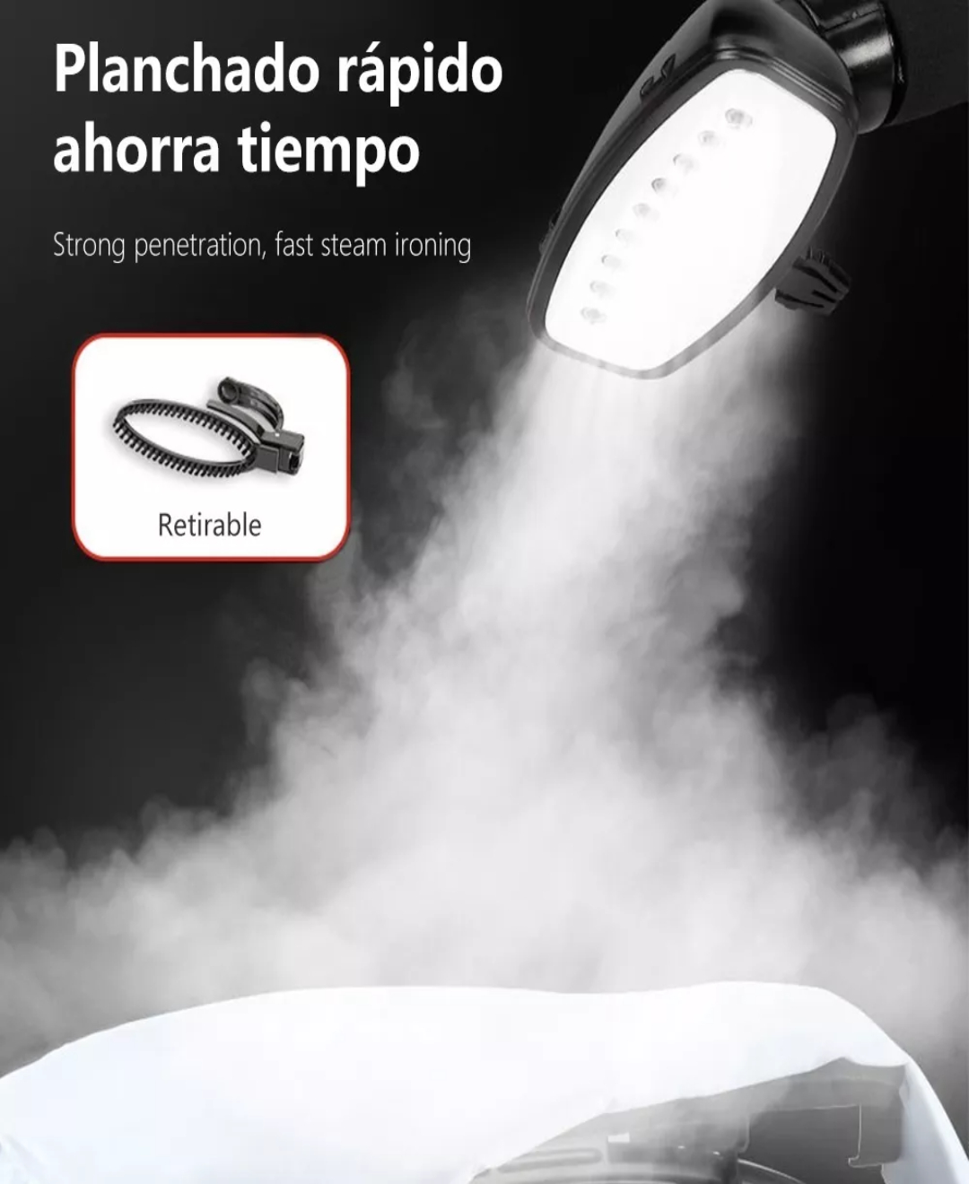 Plancha De Vapor Vertical , Vaporizador Ropa 2000w.