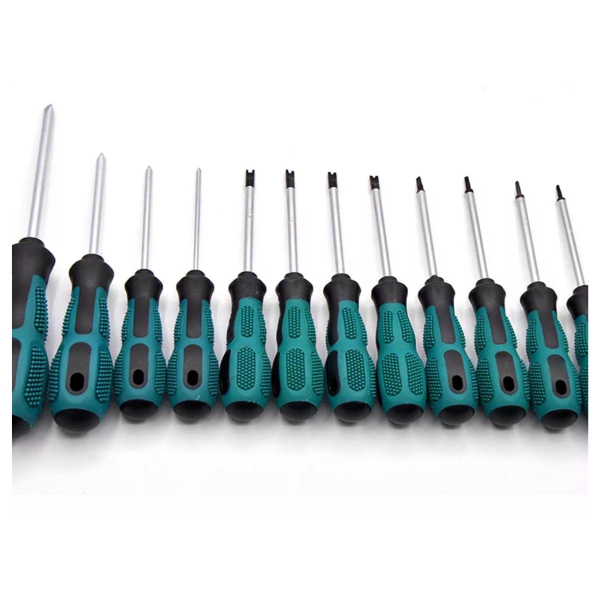 Kit Destornillador Conjunto De Herramientas 12 Piezas Negro/Azul