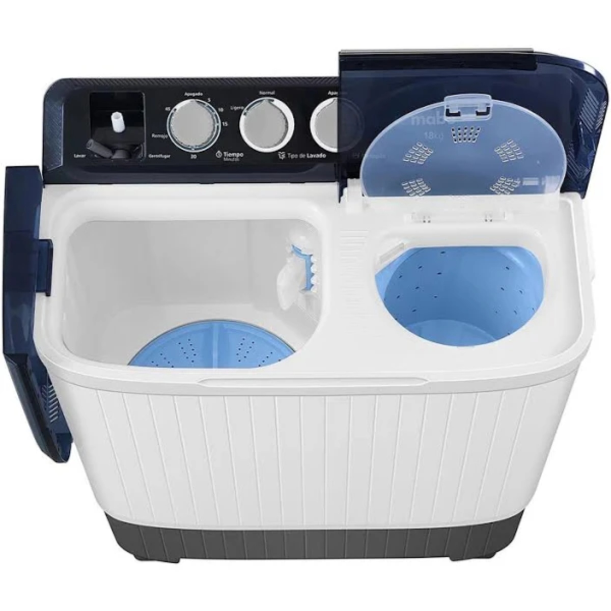 LAVADORA MABE LMDX8124HBAB DOBLE TINA 18KG BLANCA ORTY ENTREGA SÓLO VÁLIDA EN LA CIUDAD DE MÉXICO Y ZONA METROPOLITANA