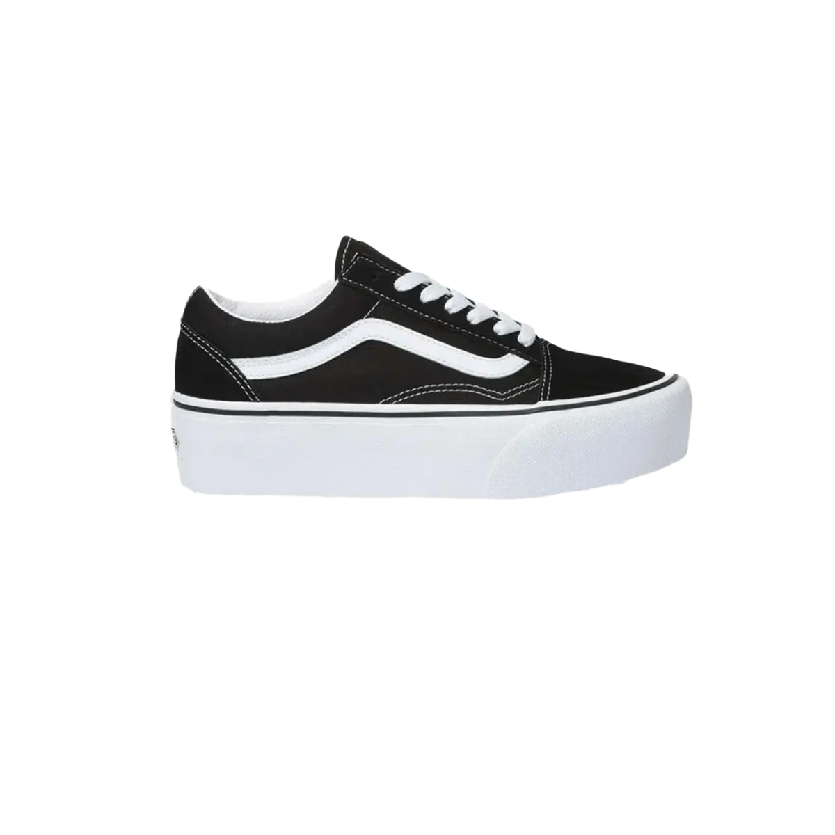 Tenis Casual Vans Old Skool Stac Plataforma Negro de mujer VN0A7Q5M6BT