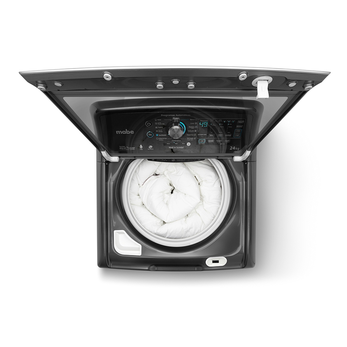 LAVADORA AUTOMATICA MABE LMH74201WDAB 24KG SILVER ORTY ENTREGA SÓLO VÁLIDA EN LA CIUDAD DE MÉXICO Y ZONA METROPOLITANA