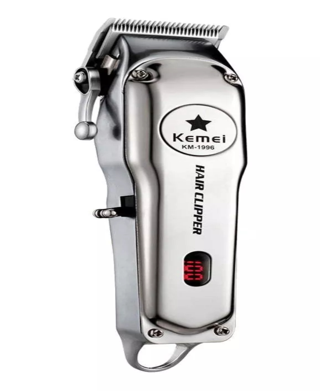 Cortadora de pelo Kemei KM-1996 plata 110V/240V