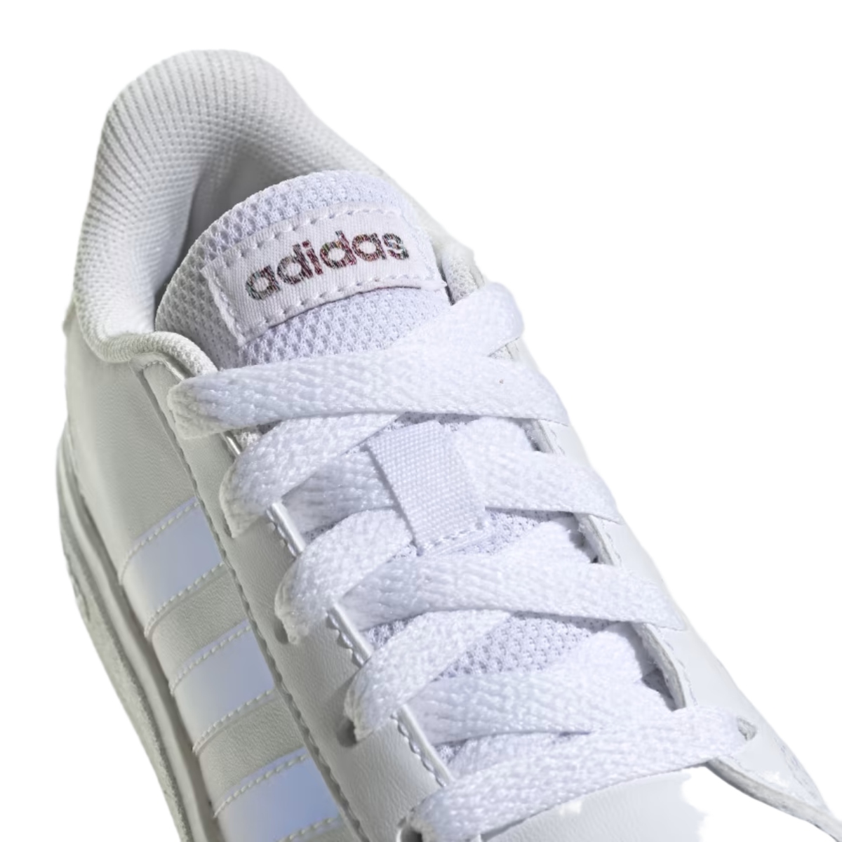 Tenis Casual Adidas Grand Court 20. K Blanco/tornasol de Mujer GY2326.