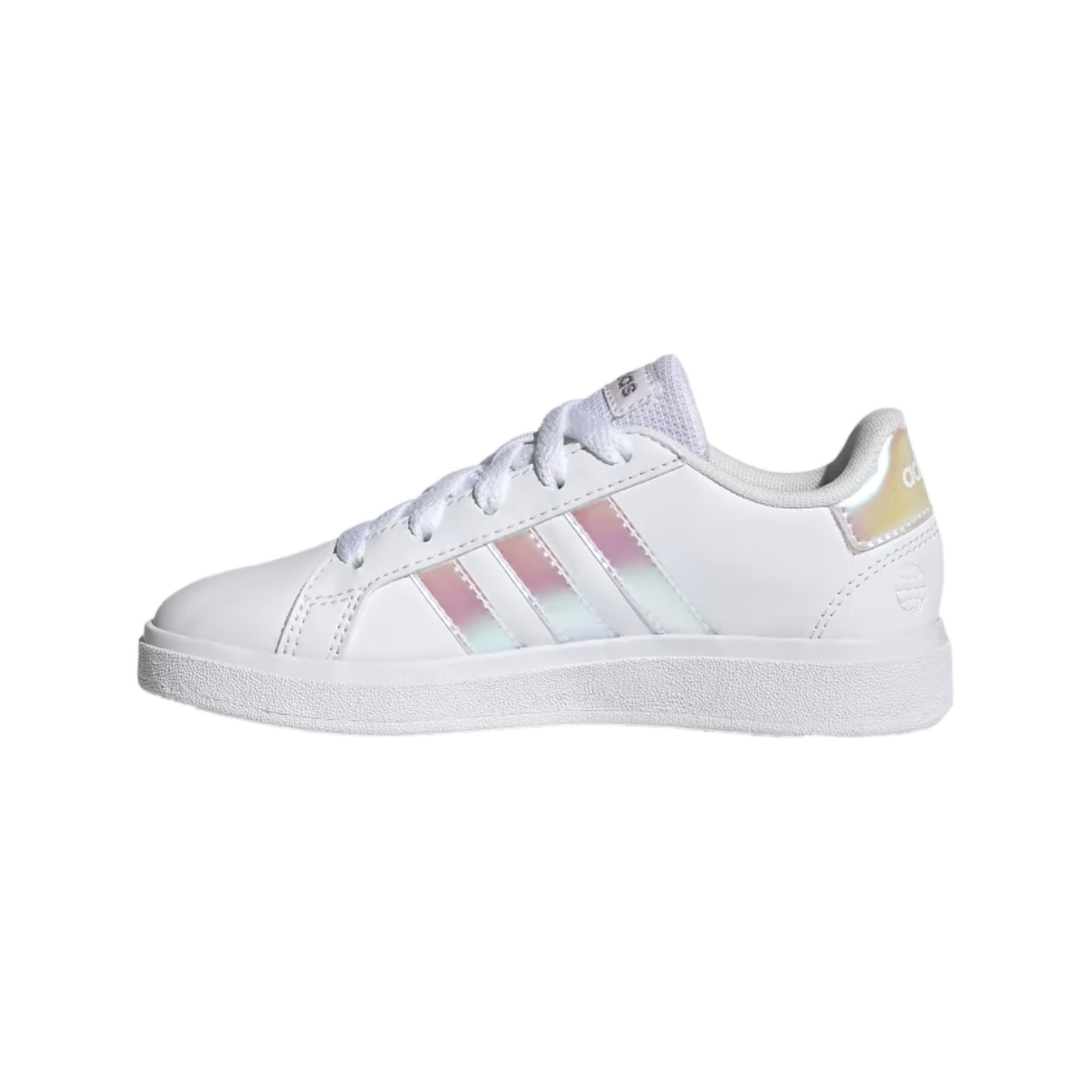 Tenis Casual Adidas Grand Court 20. K Blanco/tornasol de Mujer GY2326.