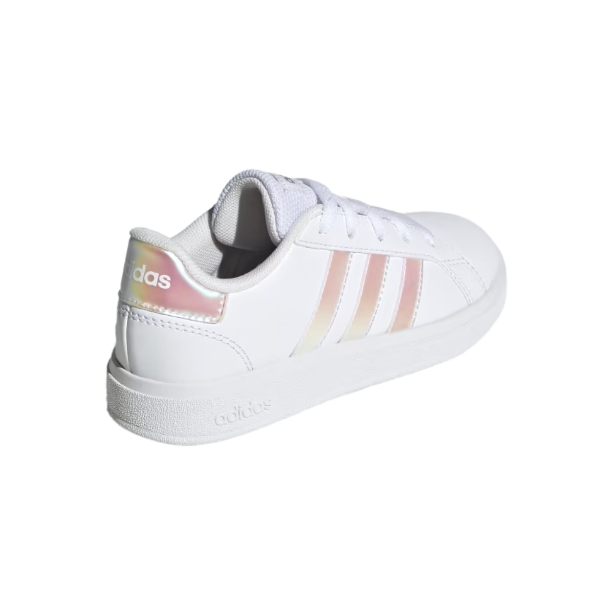 Tenis Casual Adidas Grand Court 20. K Blanco/tornasol de Mujer GY2326.