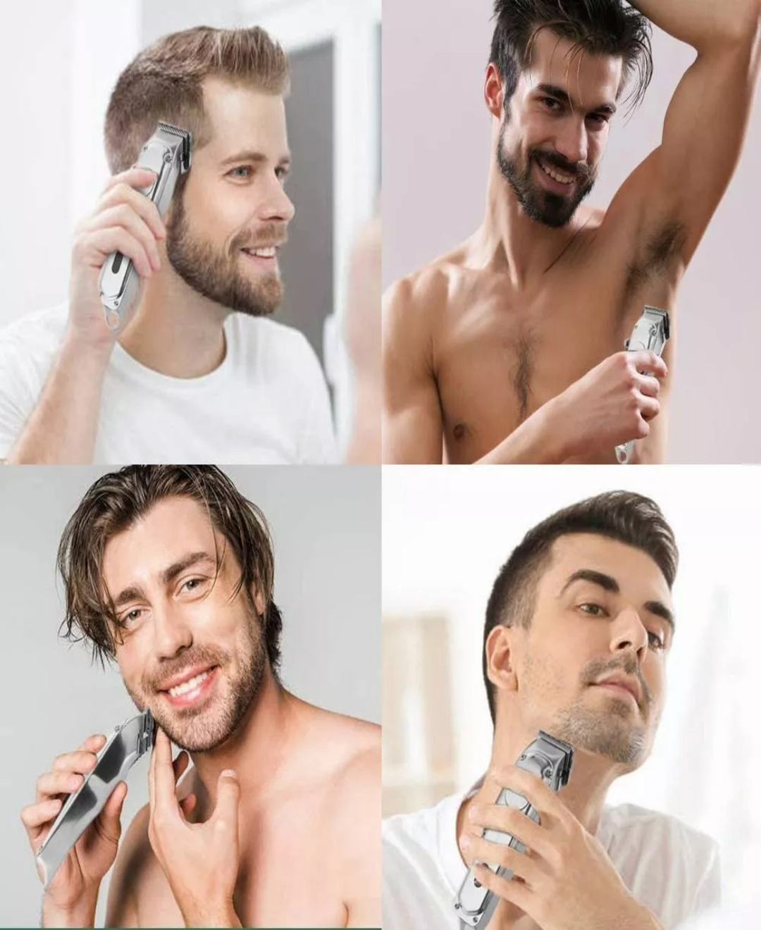 Cortadora de pelo Kemei KM-1996 plata 110V/240V