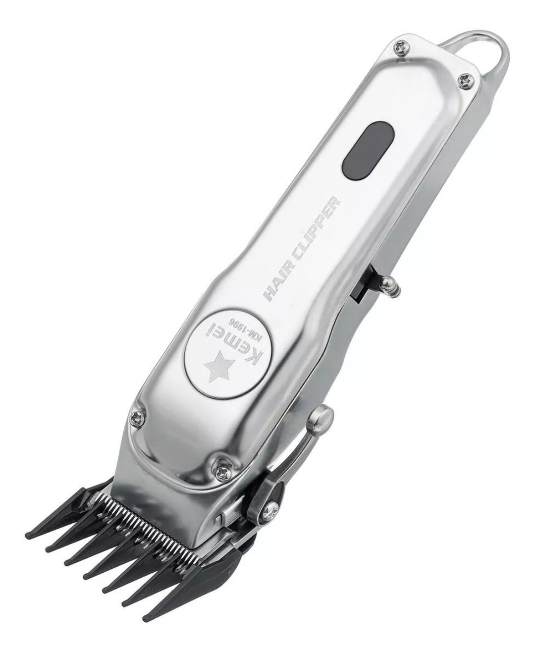 Cortadora de pelo Kemei KM-1996 plata 110V/240V
