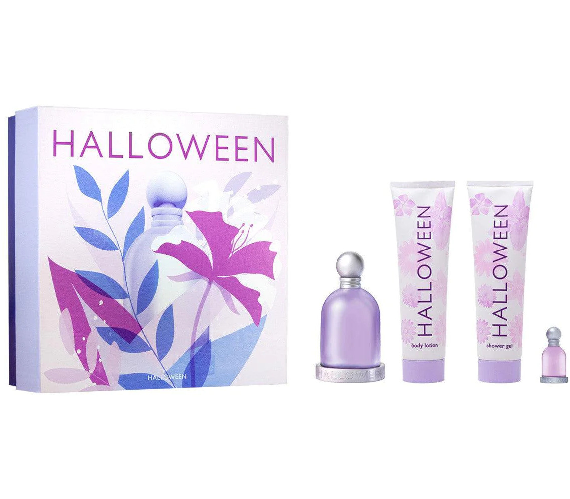 SET HALLOWEEN WOMAN EDT 100ML + SHOWER GEL 150ML + BODY LOTION 150ML + MINI 4.5ML HALLOWEEN PERFUME PARA DAMA