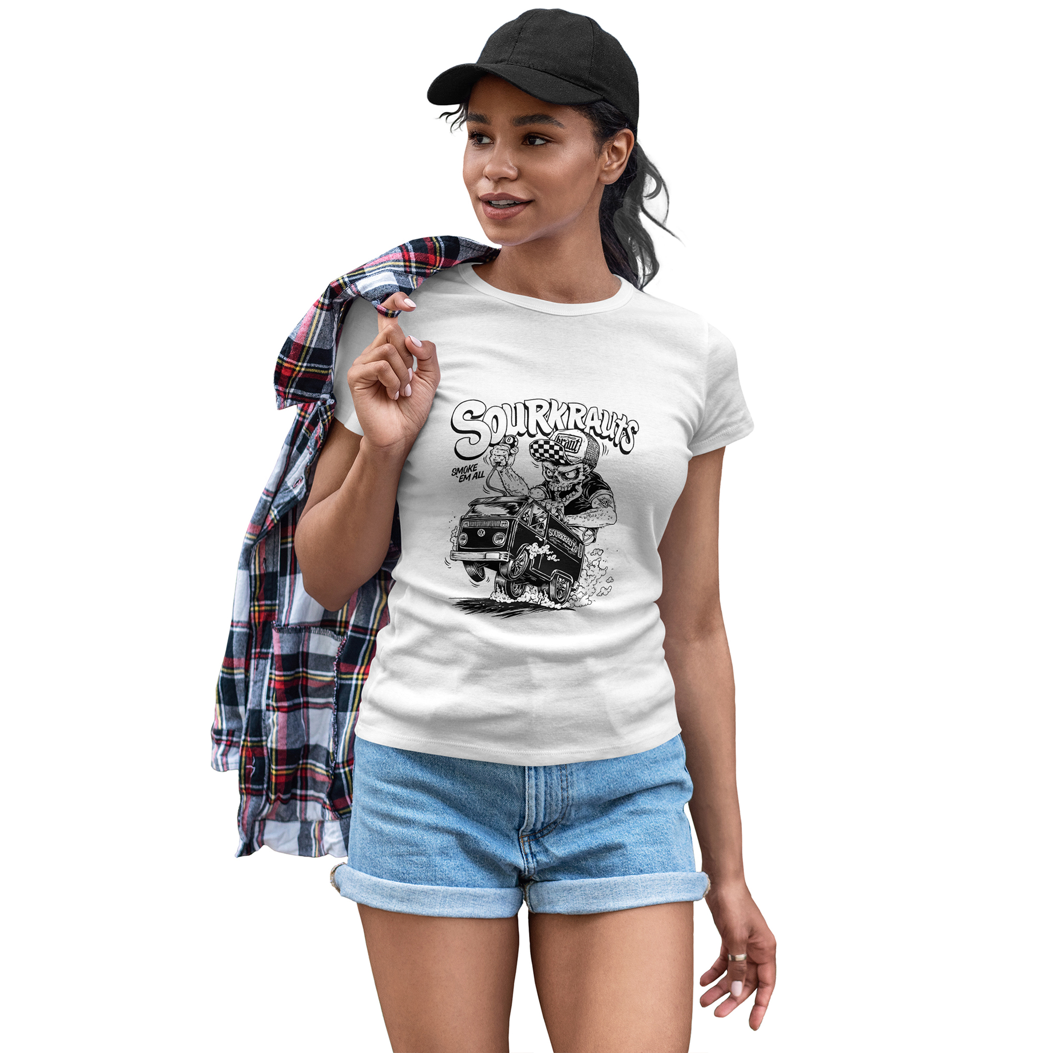 Playera Casual Blanca para Dama con Estilo Urbano