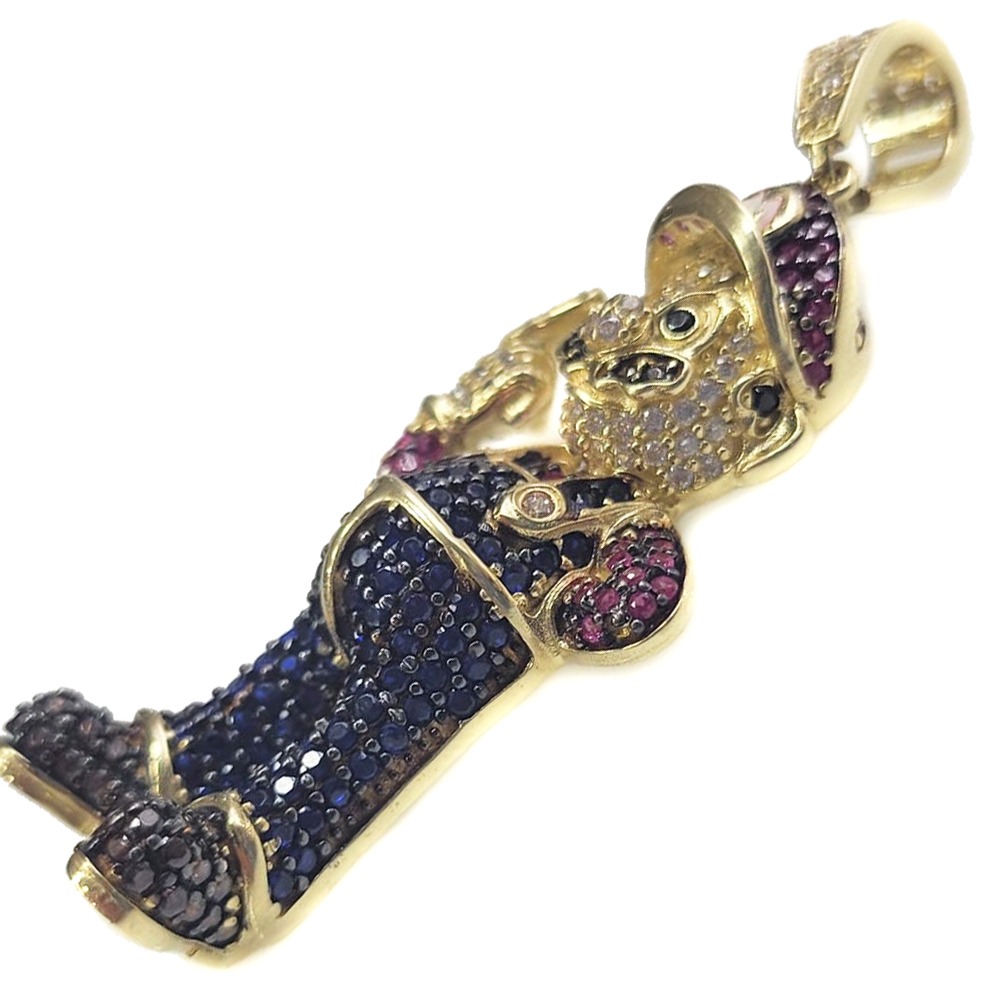 Dije de Mario Bros de Oro 10K Personaje Animado