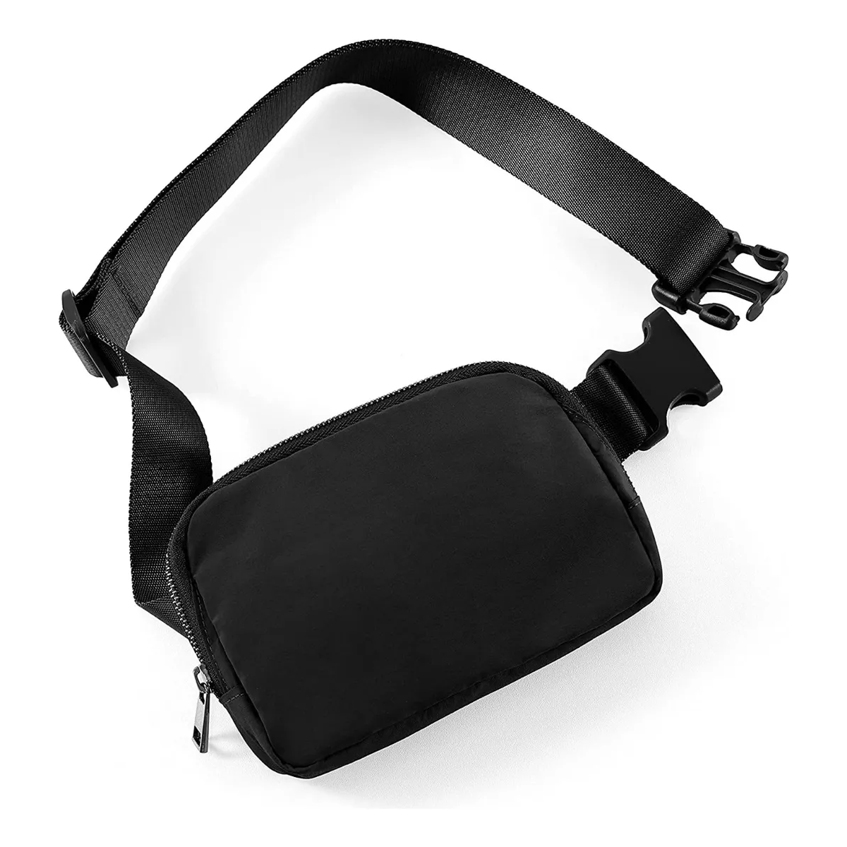 Cangurera Deportiva Impermeable Gym Correr Bolsa Negro