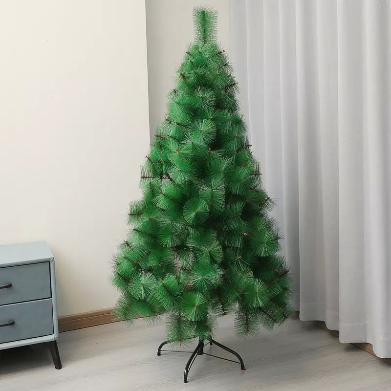 Árbol de Navidad Pino de Navidad Artificial Agujas de Pino Color Verde 1.83 m y 250 Ramas