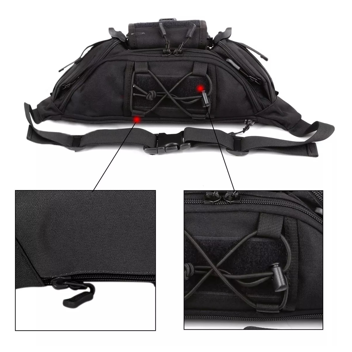 Cangurera Tactica Militar Impermeable Riñonera Deportiva