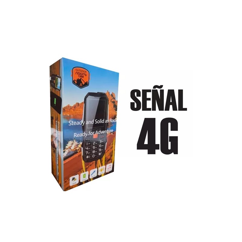 Naomi Case Outdoor 4G Libre Celular Barra Barrita Teclado