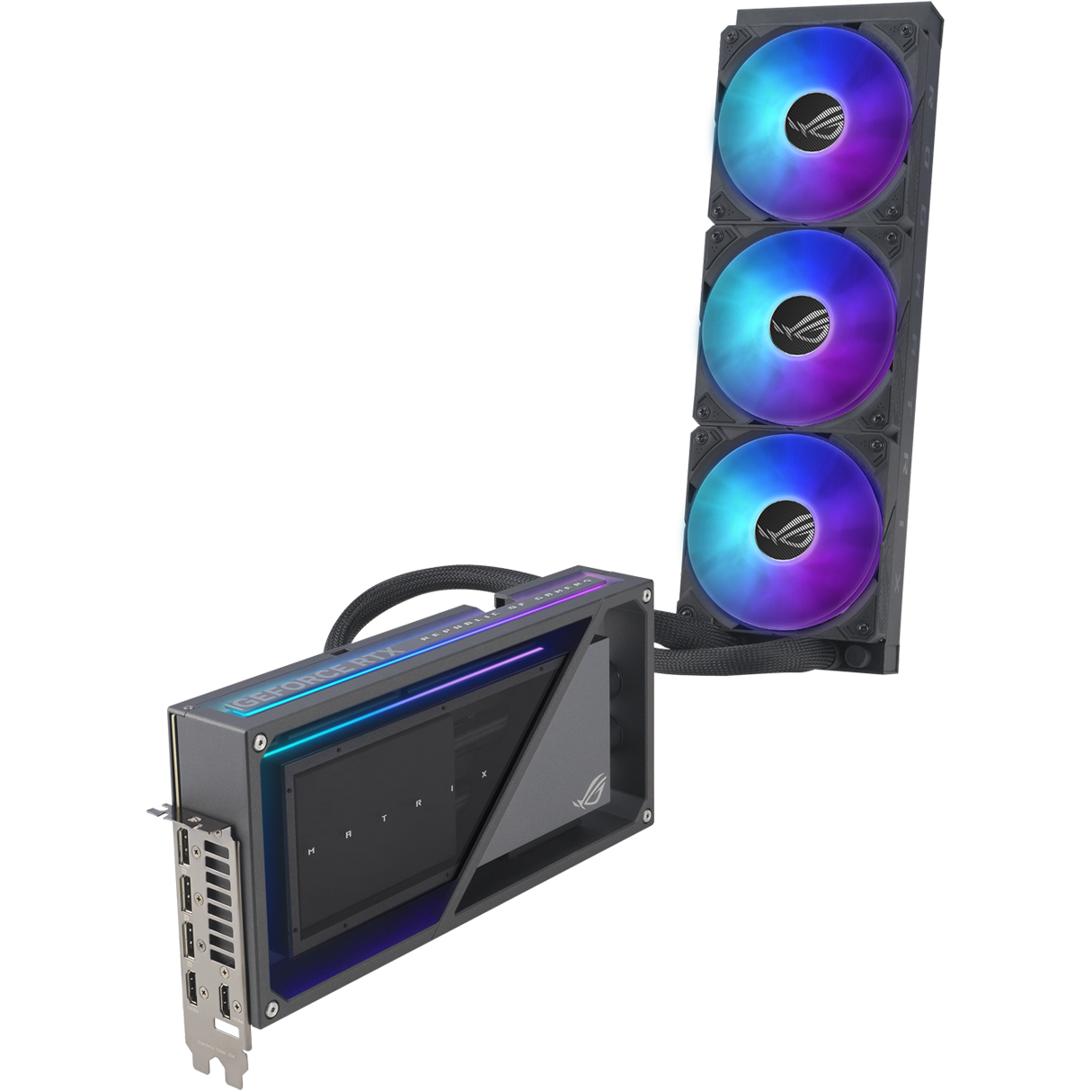 Tarjeta de Video ASUS ROG Matrix Platinum GeForce RTX 4090 24GB GDDR6X ROG-MATRIX-RTX4090-P24G-GAMIN