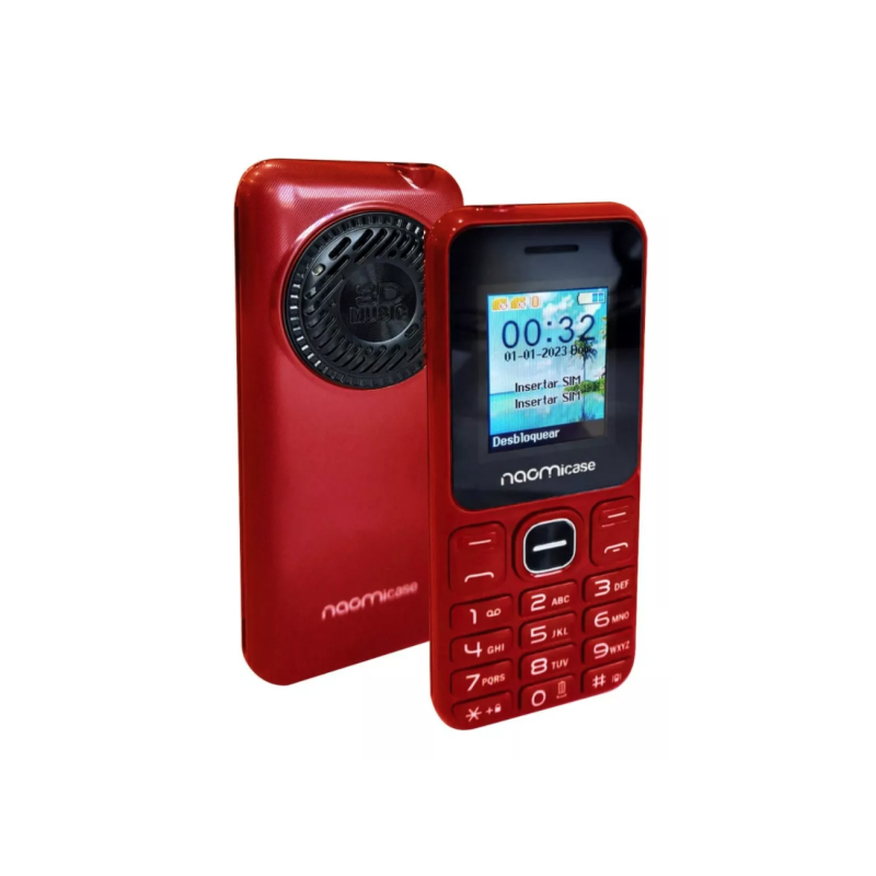 Romy V2 Naomi case Celular 2G Barra Barrita Teclado Celular