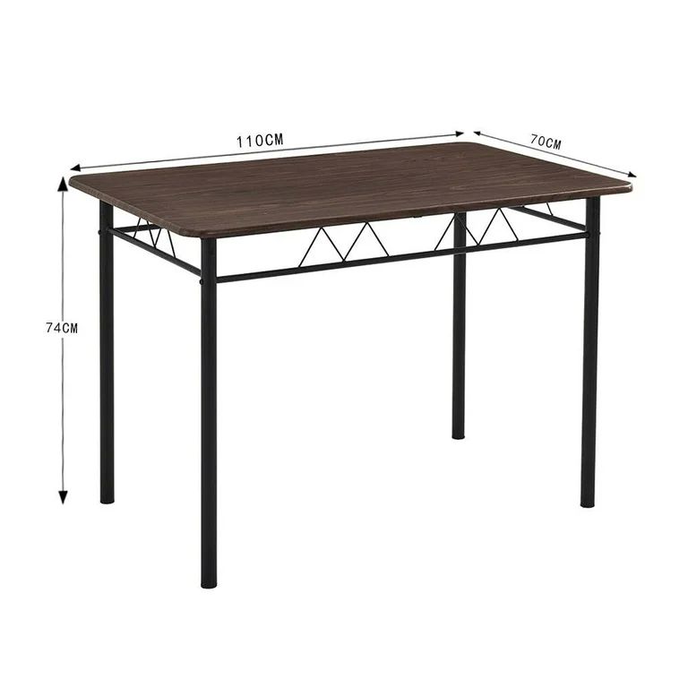 Comedor para 4 Personas estilo Industrial Chocolate