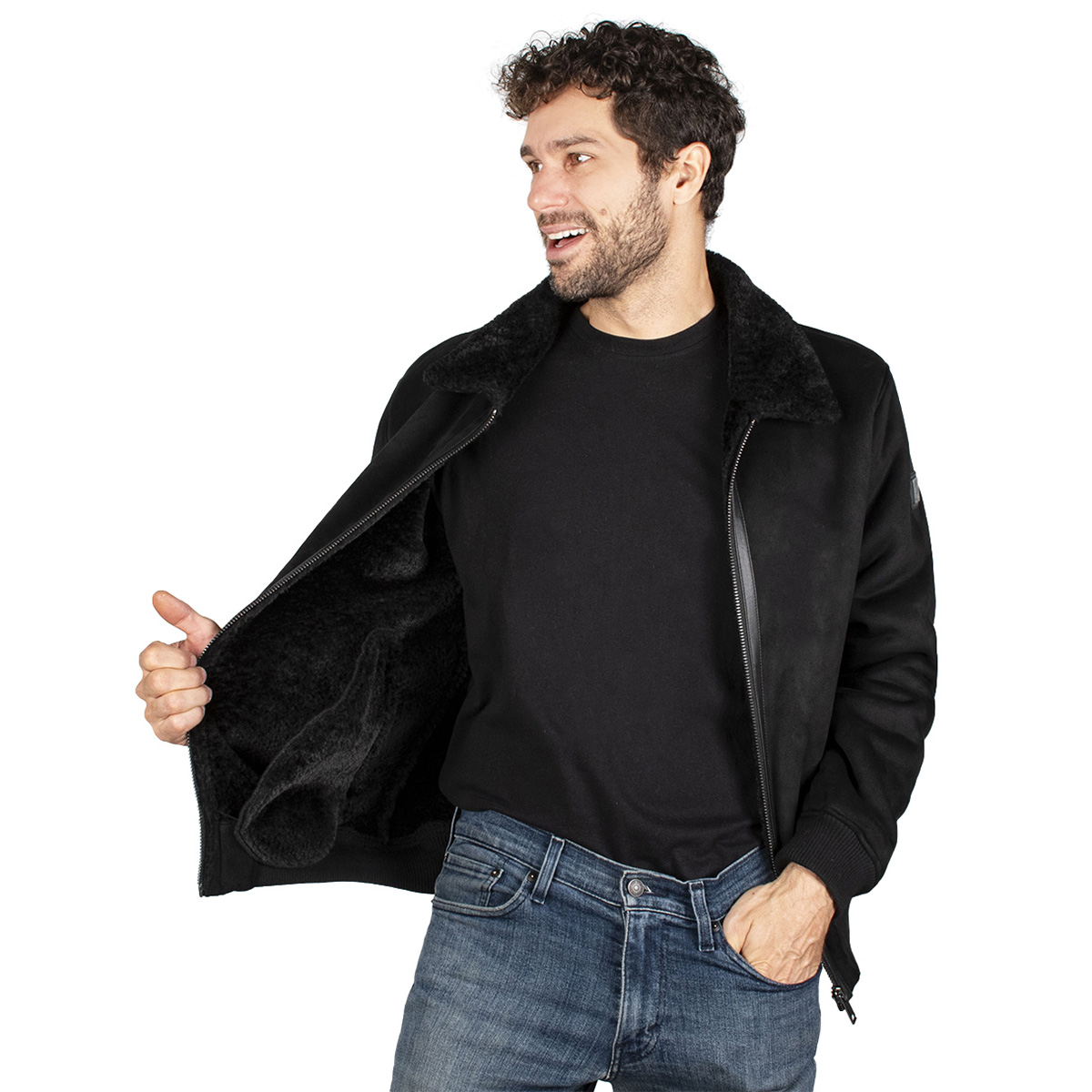 Chamarra Hombre Greenlander Gamuza Gam8920