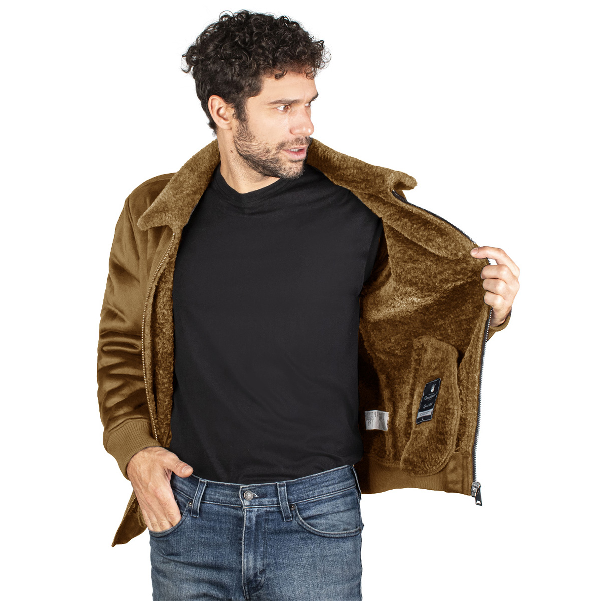 Chamarra Hombre Greenlander Gamuza Gam8920