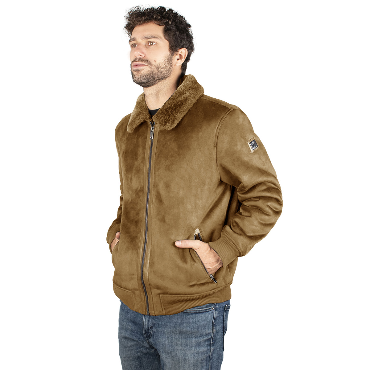 Chamarra Hombre Greenlander Gamuza Gam8920