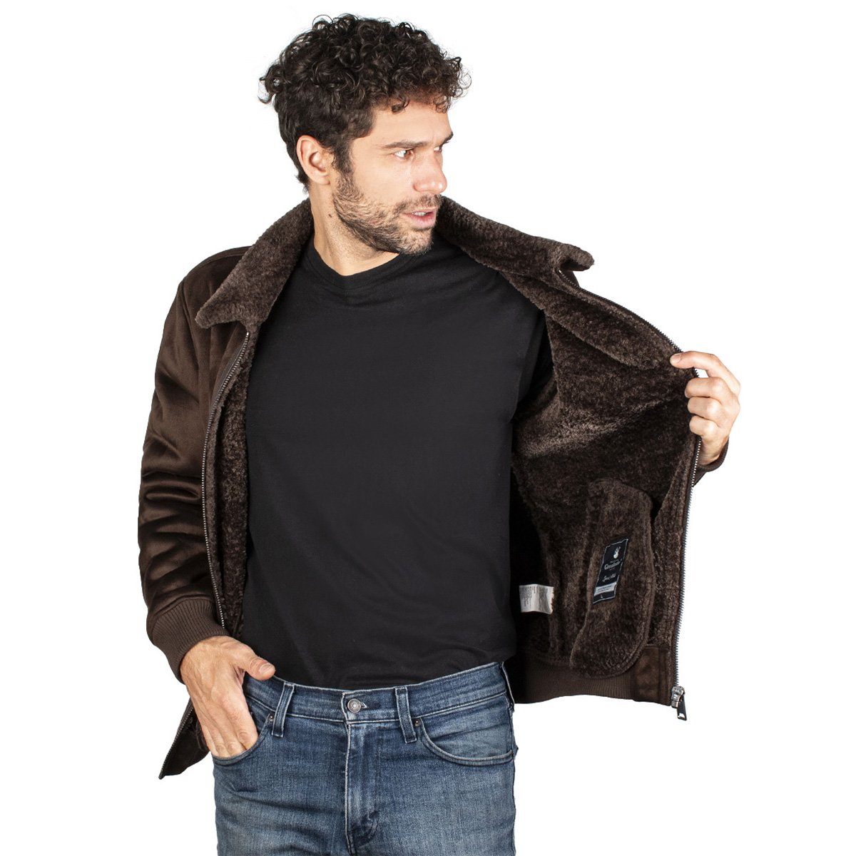 Chamarra Hombre Greenlander Gamuza Gam8920