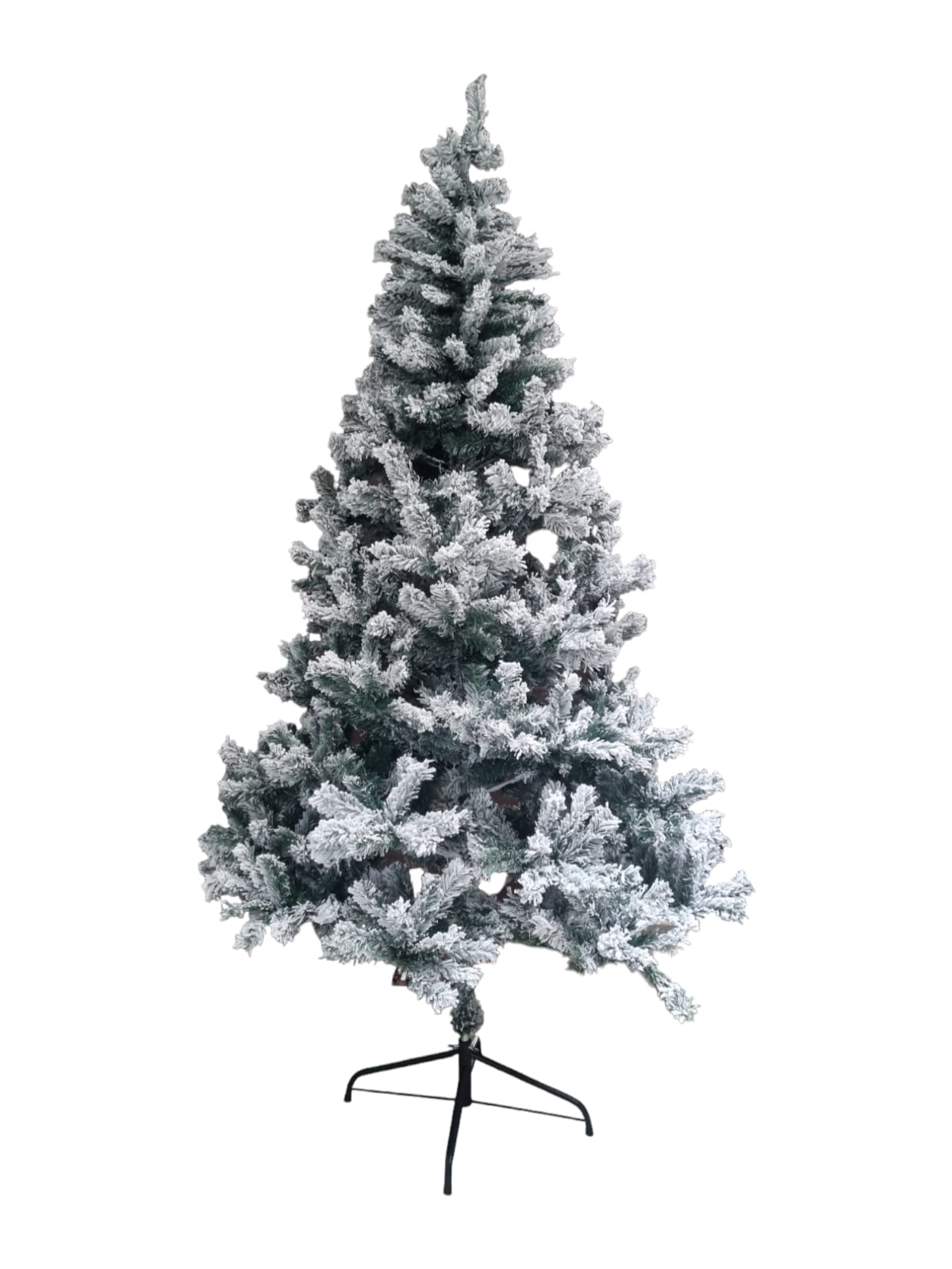 Arbol Navidad Nevado Pino Navideño 2.10m 850 Ramas