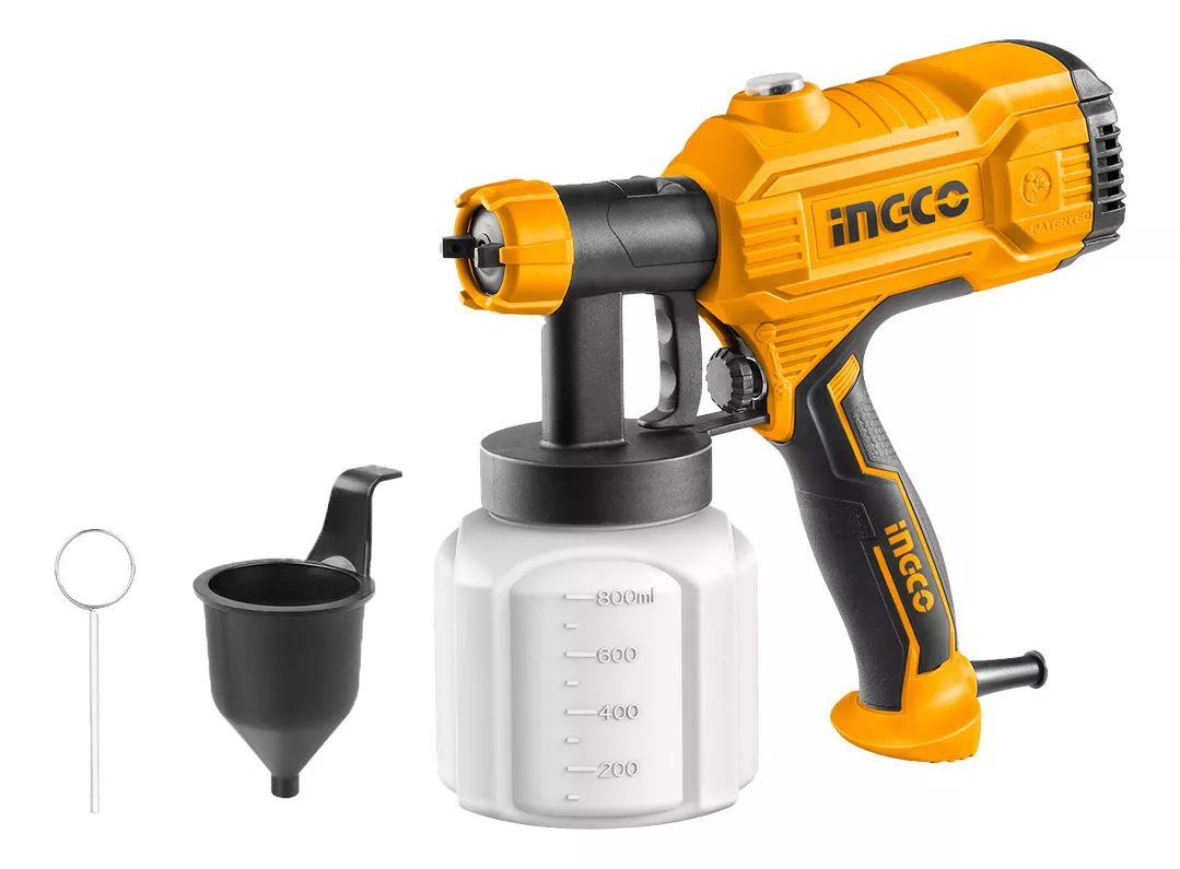 Pistola Rociadora De Pintura Ingco Uspg3508 Ingco 800ml 450w