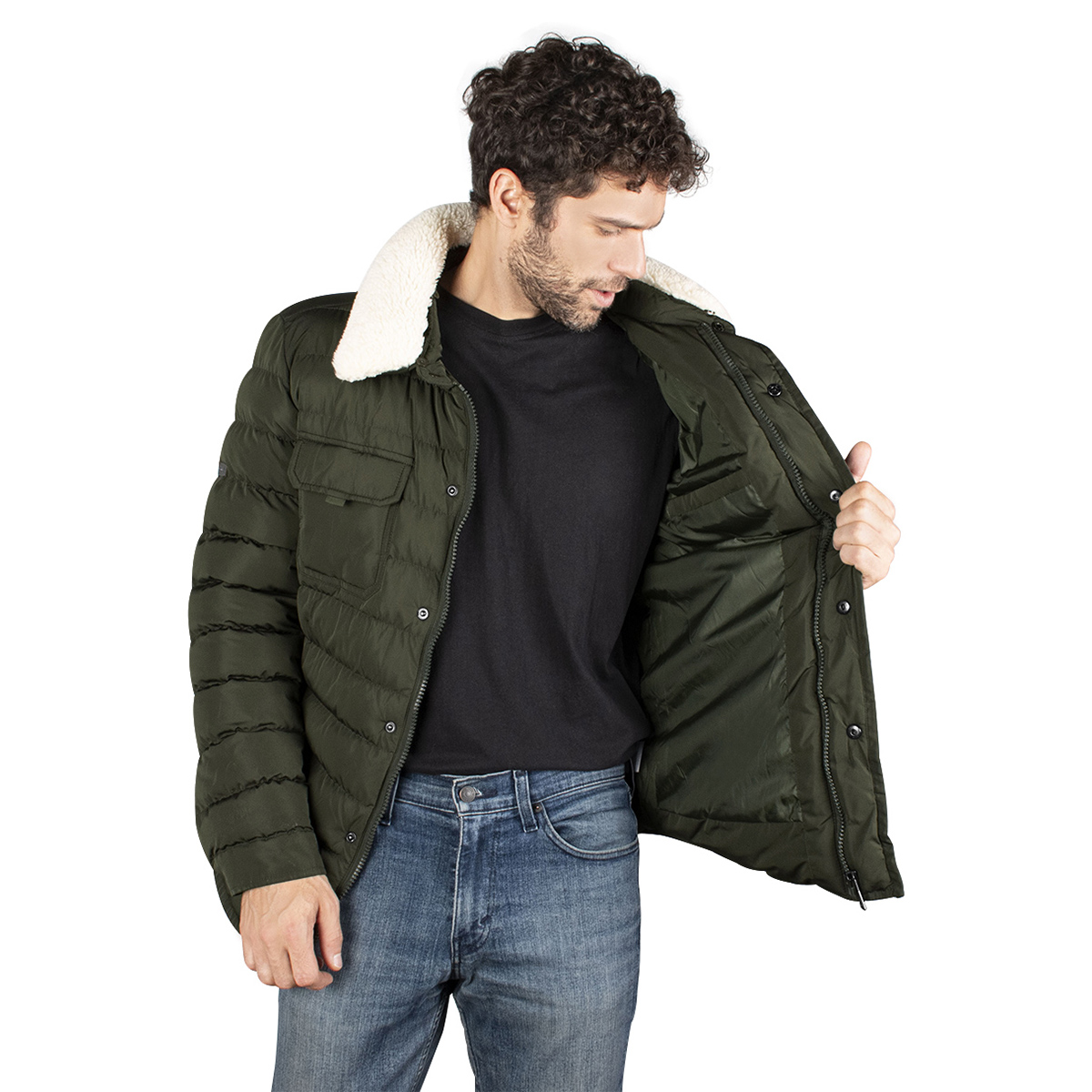 Chamarra Hombre Greenlander Capitonada Pol8563