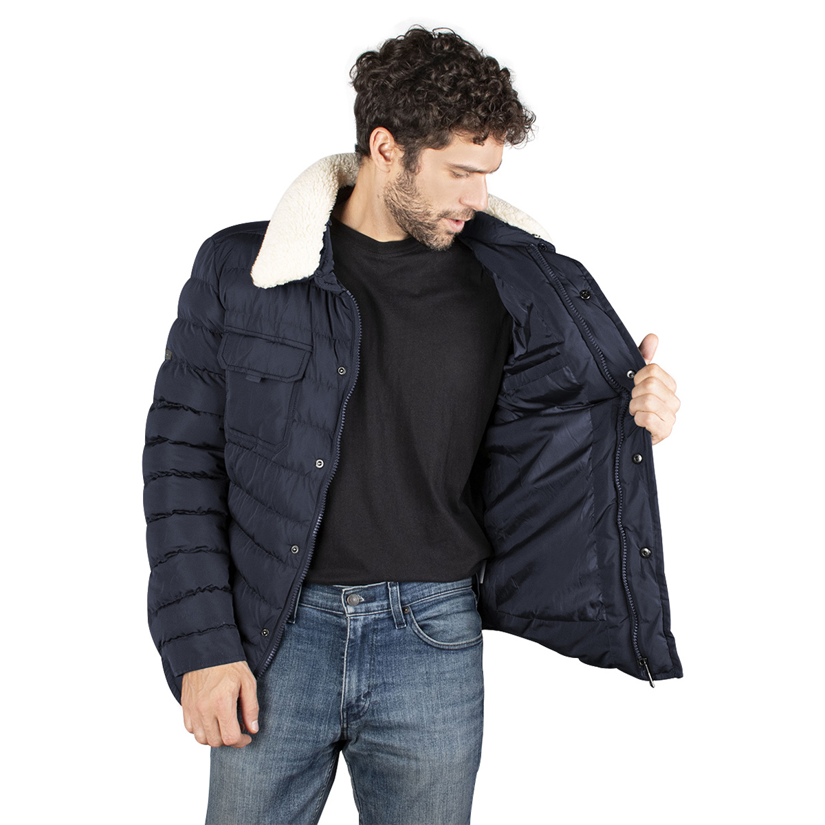 Chamarra Hombre Greenlander Capitonada Pol8563