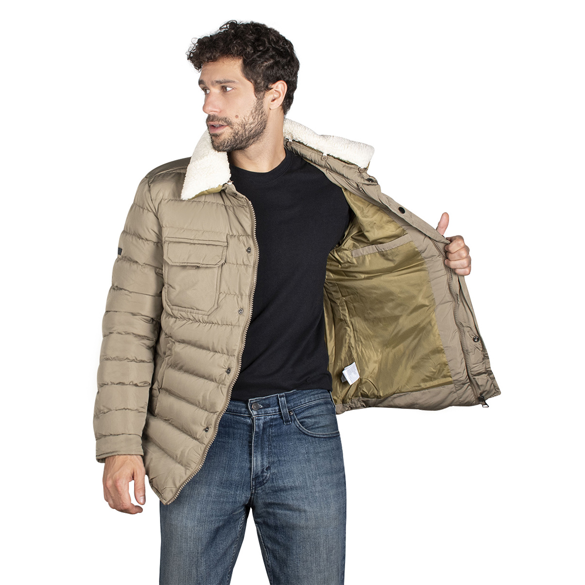 Chamarra Hombre Greenlander Capitonada Pol8563