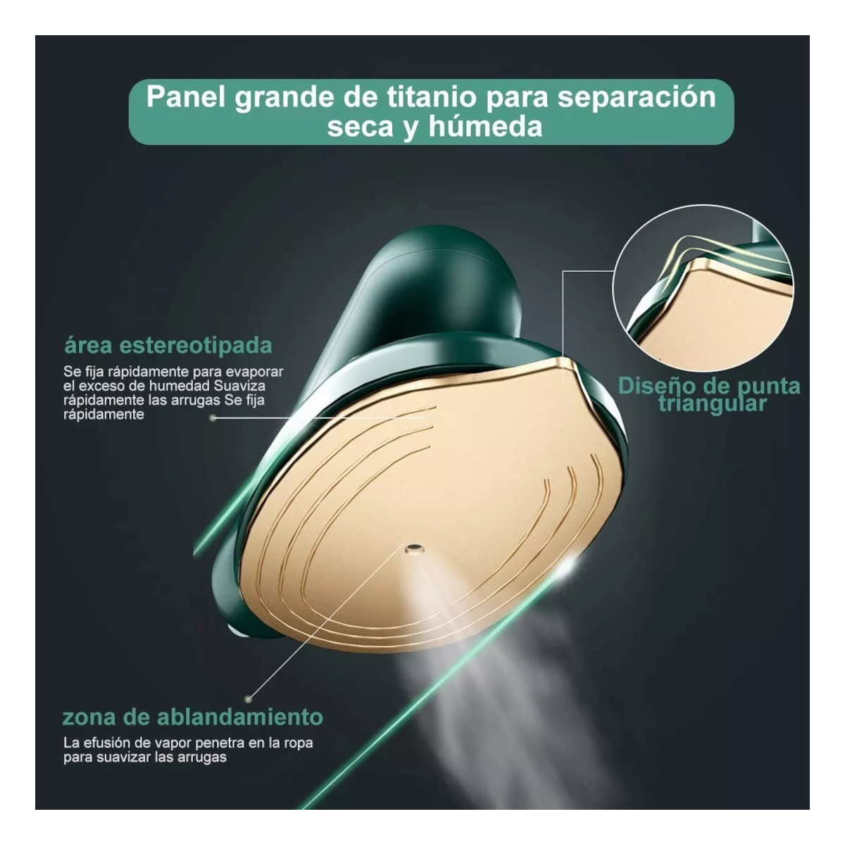 Mini Plancha de Vapor Portátil para Ropa de Viaje, 110v